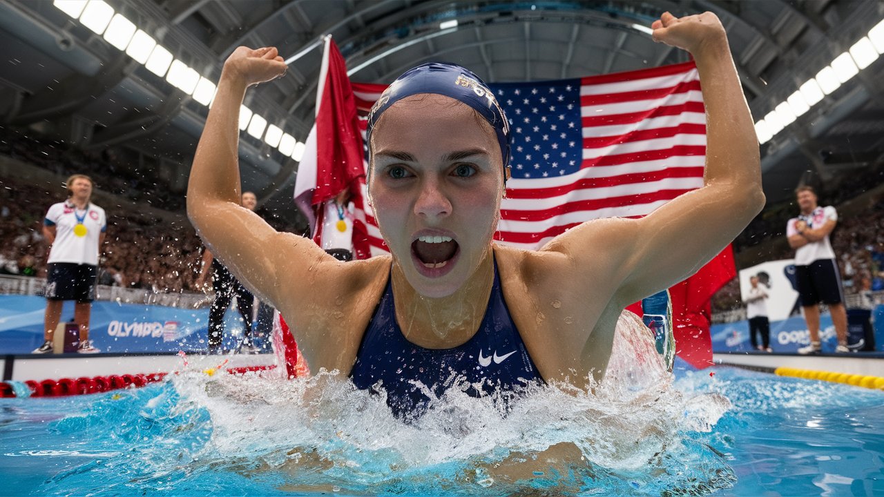 Kate Douglass Wins Olympic Gold for U.S. in 200 Breaststroke 2024